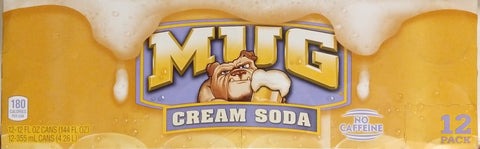 Mug Cream Soda (2012) “Taste of California” NEW FULL 12oz 355ml Can Pepsi  USA